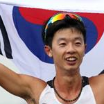 Men - 20 km - I festeggiamenti di Hjunsub Kim (KOR)