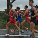 Jingting - 4th stage: Leading group at 6km