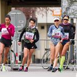 20km women - Leading pack
