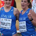 Women - 20 km - Valentina Trapletti e Federica Curiazzi che hanno terminato la gara quasi assieme