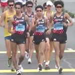 Men 50km: leading pack