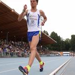 Men - 10.000m - Marco Amati durante la gara prima di venir squalificato