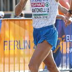 Men 50km: Michele Antonelli during the race