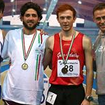 5.000 U23 uomini: il podio con Marco Amati, Vito Minei e Daniele Todisco