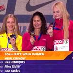 Women 50km: Female podium