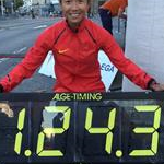 20 km women - Liu Hong (official time)