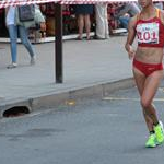 20 km women - Liu Hong during the race