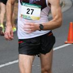 Men 20km: Michael Hosking during the race
