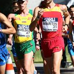 Men 20 km - Alvaro Martin leads the pack (photo by Giancarlo Colombo for Fidal)