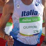 20km men - Matteo Giupponi in the leading group