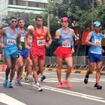 Men 50km - The leading group