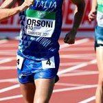 Men U20 10km: Riccardo Orsoni during the race.
