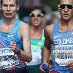 Men 20km - Arevalo and Shirobokov during the race (photo by Getty Images)