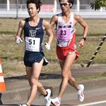 Men - Ikeda and Takahashi leading