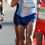 20 km men - Matteo Giupponi during the race