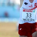 Boys race: Lukas Niedzialek (POL) unbelieving