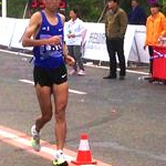 Men - 50 km - Ancora Yu Wei in crisi poco prima dell'arrivo all'ultimo giro