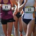 20km women - Alana Barber (#21) and Regan Lamble (#23)