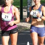 20km women - Alana Barber (#21) and Jemima Montag (#24)