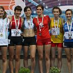 Women - La premiazione delle gara del Campionato Italiano Allieve Indoor sui 3000m 