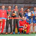 Men - 20 km - Team award on the podium (by Philipp Pohle - GER)