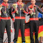Men - 20 km - Germany team winner on the podium (by Philipp Pohle - GER)