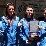 Women - 20 km - Italian team on the podium (by Philipp Pohle - GER)