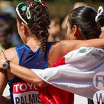 Women 20km - Antonella Palmisano and Maria Guadalupe Gonzalez celebrates silver and bronze