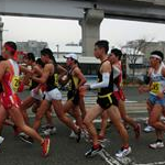 Men 10 km Junior - Again the leading group