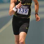 5.000m men: Marco De Luca during the race
