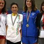 3.000m women: female podium