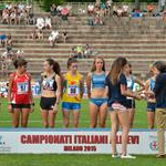 5.000m U18 Girls - Female podium (photo by Filippo Calore - Italy)