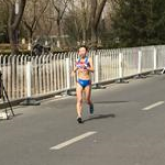 Women - 20 km - Lu Xiuzhi during the race