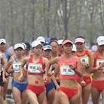 China games 2021 - The women pack after the start