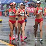 China games 2021 - Leading pack in women event