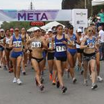 Women 20km: the start