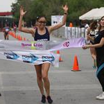 Women 20km: Maria Guadalupe Gonzalez cross the line