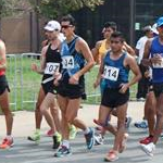 Men 20km: leading pack
