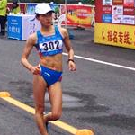 Women - Lu Xiuzhi durante la gara