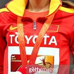 20 km Women - Lu Xiuzhi sul podio (photo by Getty Images)