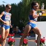 20 km Women - Eleonora Giorgi ed Elisa Rigaudo ad un giro di boa