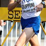 50 km Men - Ancora Matteo Giupponi durante la gara